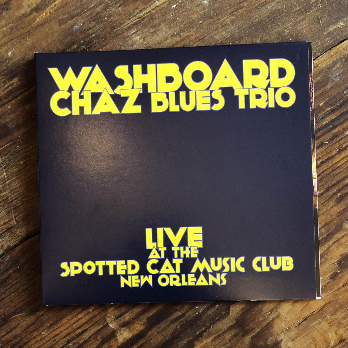 Live at the Spotted Cat Music Club Washboard Chaz Blues Trio
