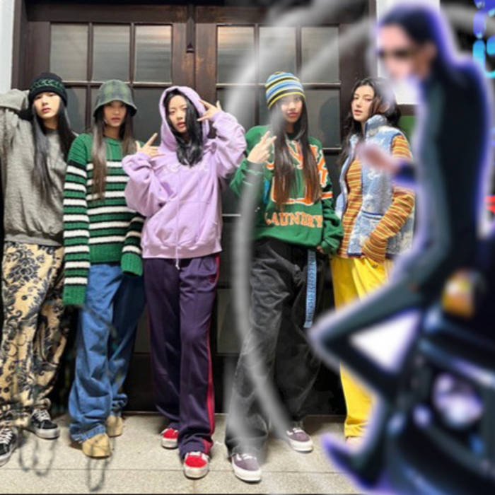 tuewid newjeans 着用 ハーフジップ スウェットditto 3月迄 NewJeans、ヒット曲「Ditto」「Hype Boy」などをリミックスした