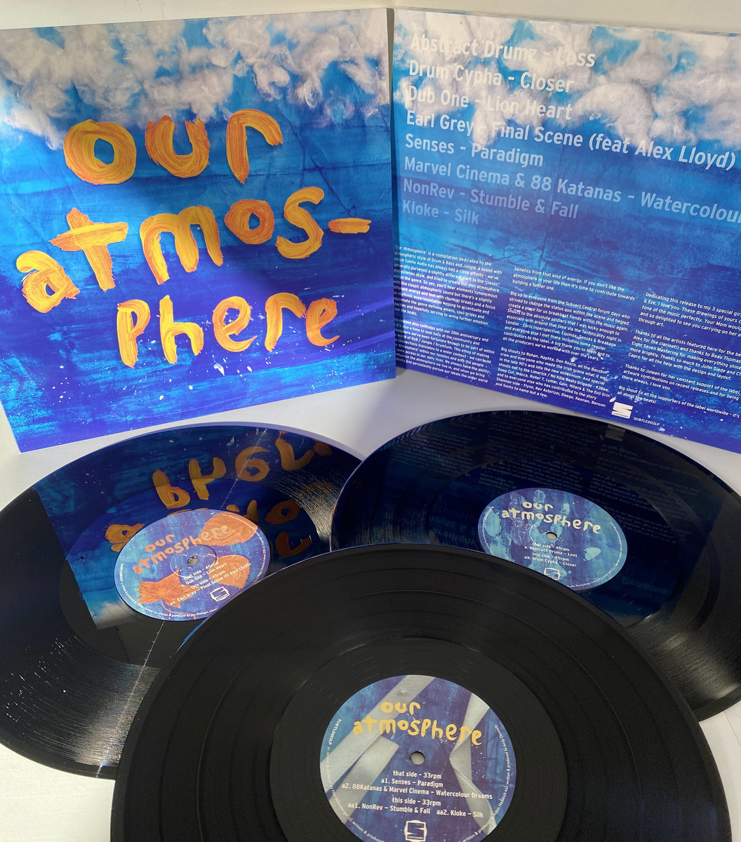 SUBTLE002LP :: Various - Our Atmosphere (3x12 Version) cover