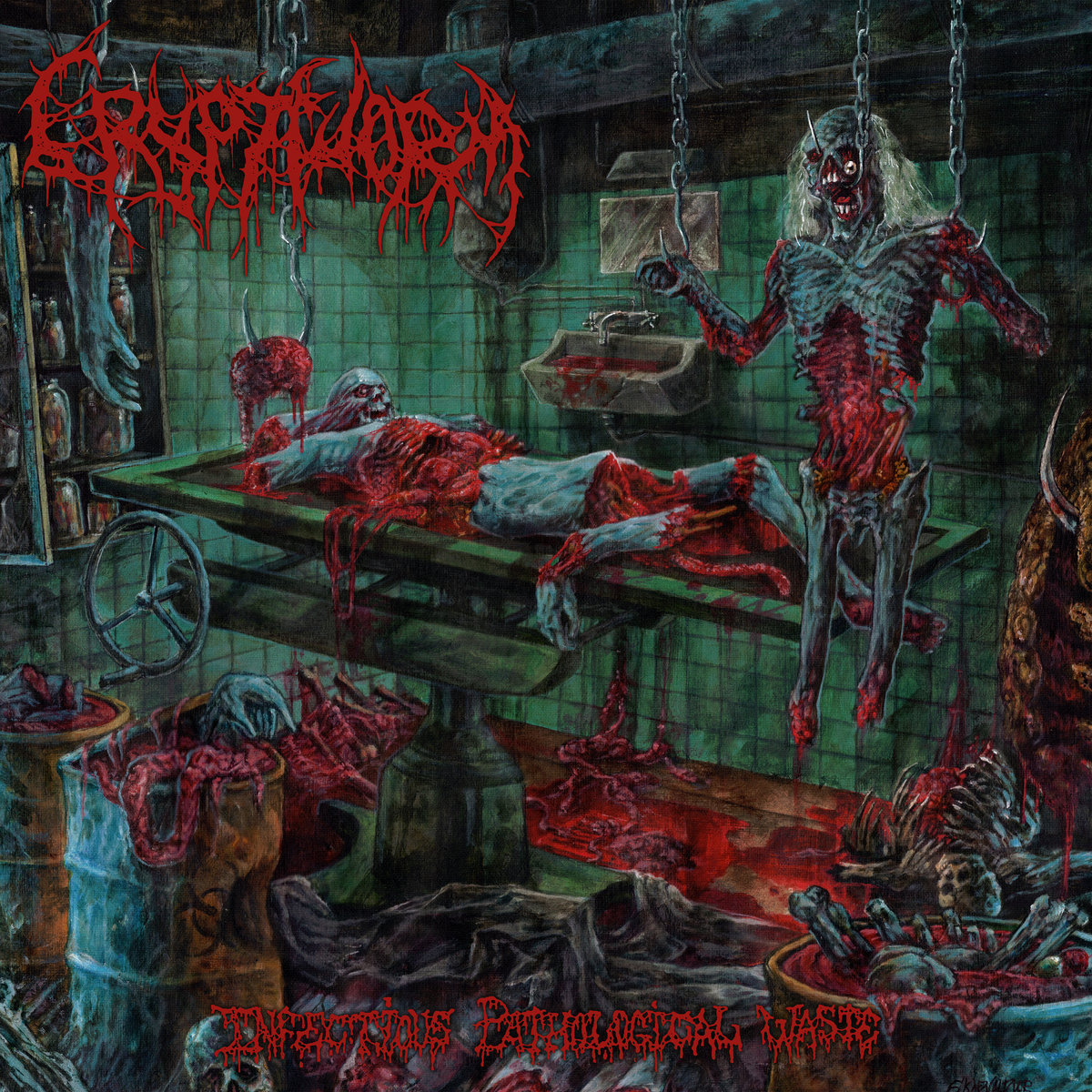 Infectious Pathological Waste by Cryptworm