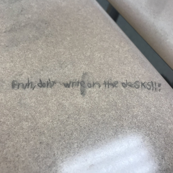 Don't Write On The Desks The Rose Reds