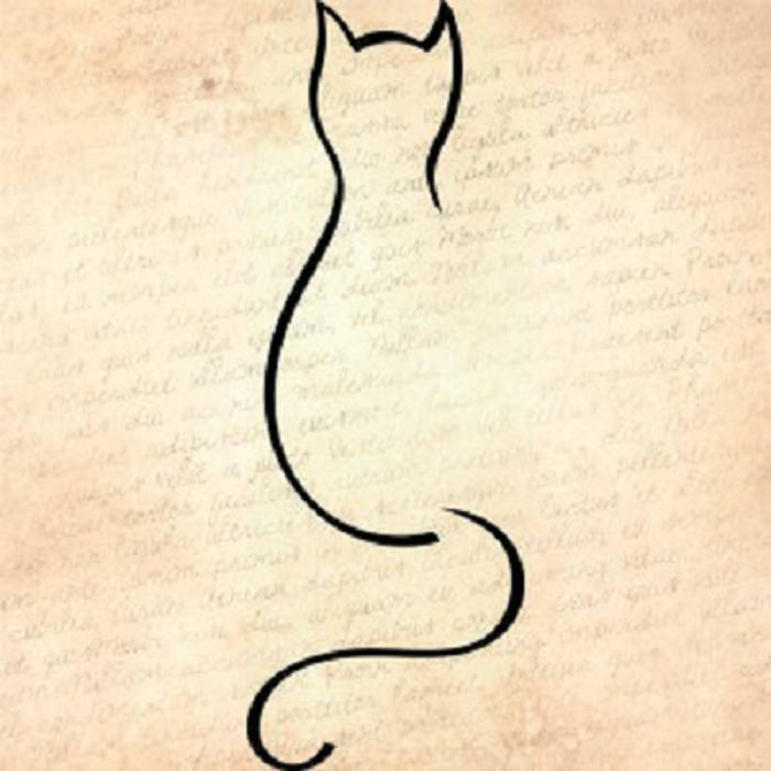 Рисунок кота одной линией