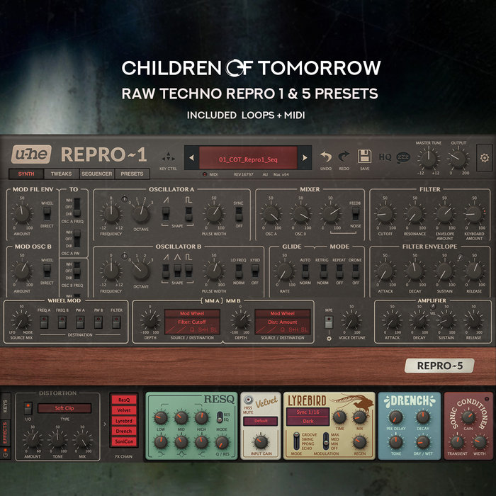 Tech Repro Raw Techno - Repro 1 & 5 Presets + Loops + Midi | Arnaud Le Texier ...