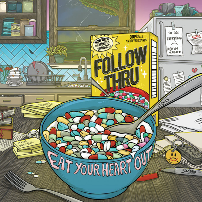 Pochette de PP 154 Follow Thru - Eat your heart out par PASIDARYK PATS records