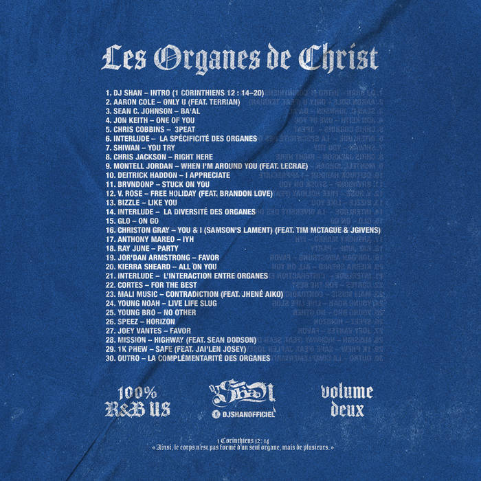 Pochette verso : Les Organes de Christ Vol. 2