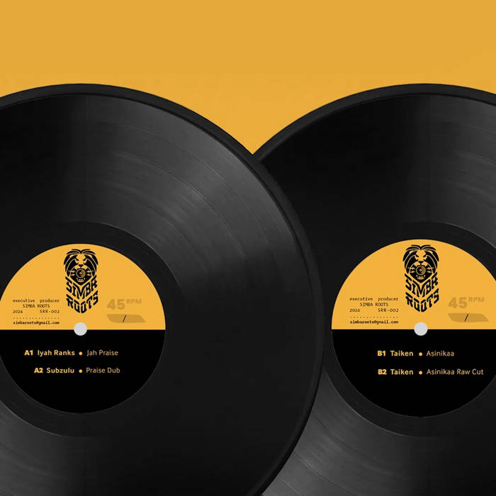 Iyah Ranks-Jah Praise/Taiken-Asinikaa (12'' Vinyl Release
