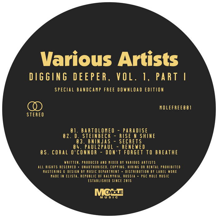 Digging Deeper, Vol.1, Part I [Free Download] | Mole Music
