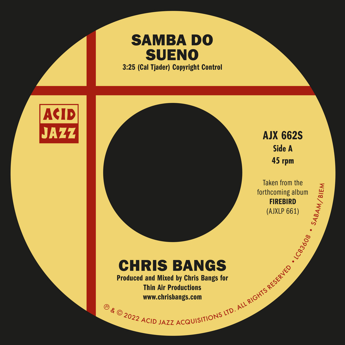 Samba do Sueno / Soccer Samba | Chris Bangs | Acid Jazz Records