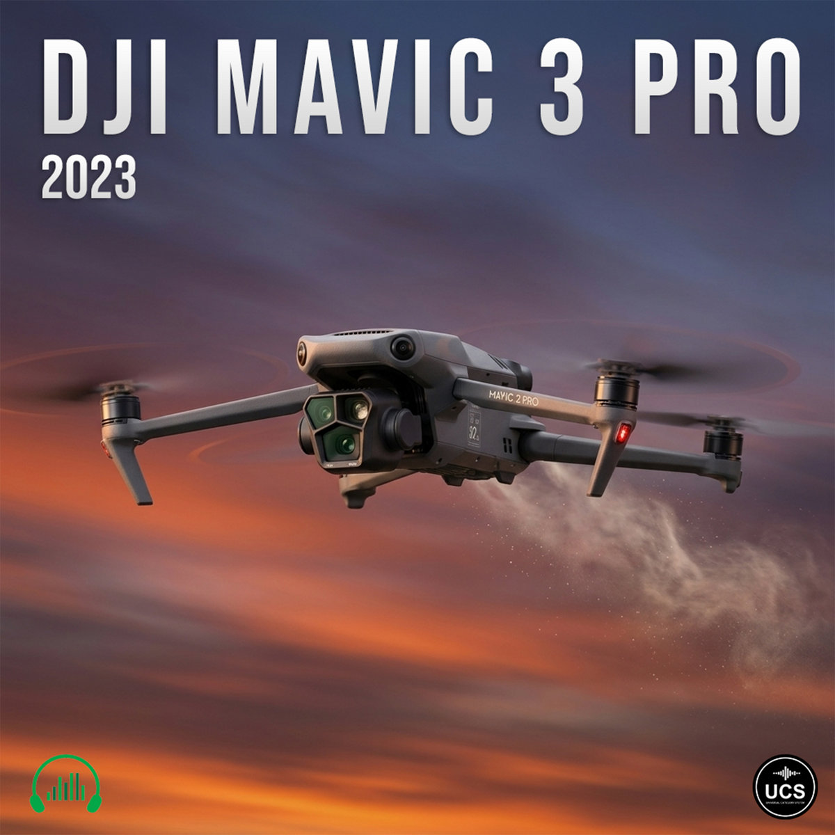 DJI Mavic 3 Pro 2023 UAD uncrewed aerial vehicle drone quadcopter