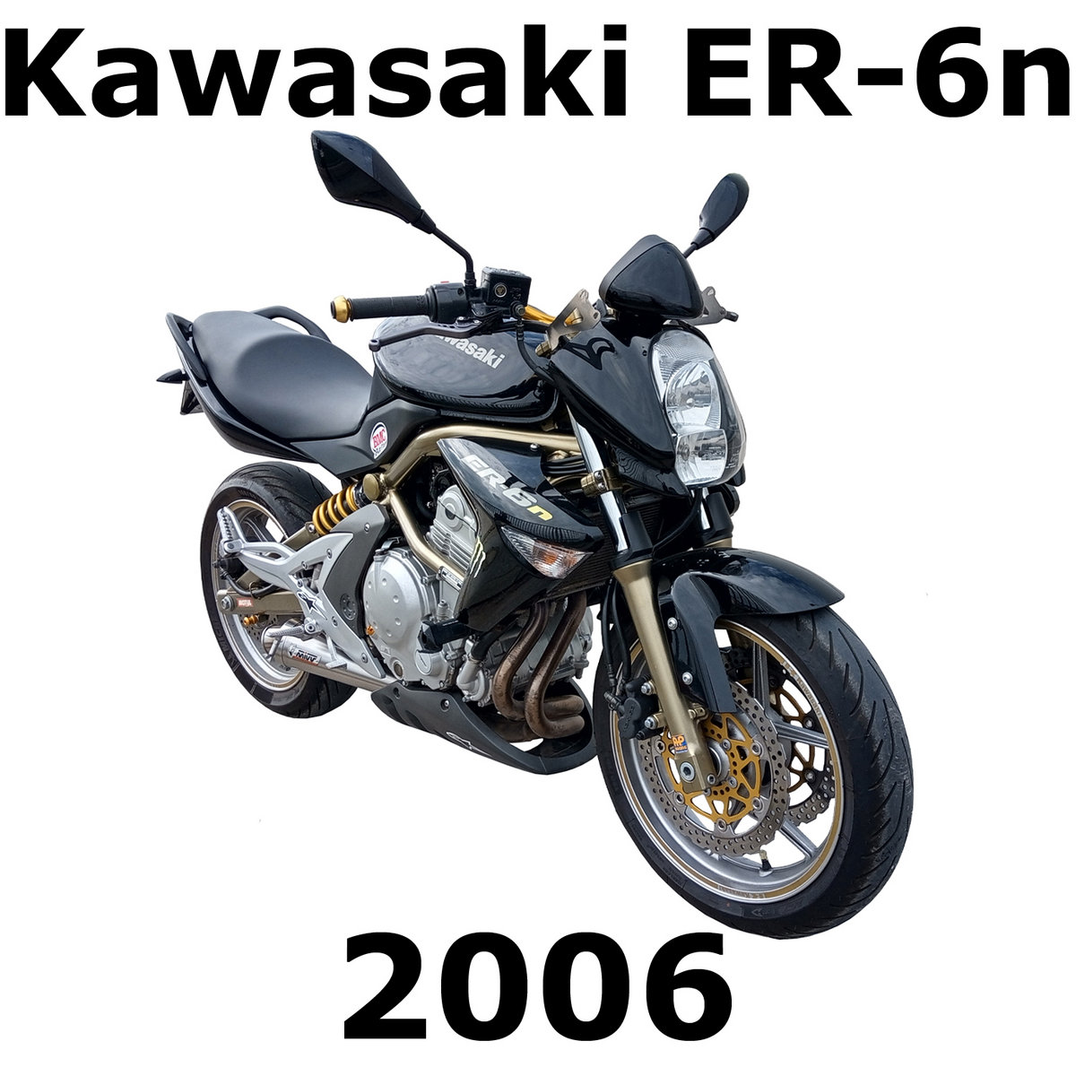 Kawasaki ER-6n 2006 standard motorcycle | Krampfstadt Studio