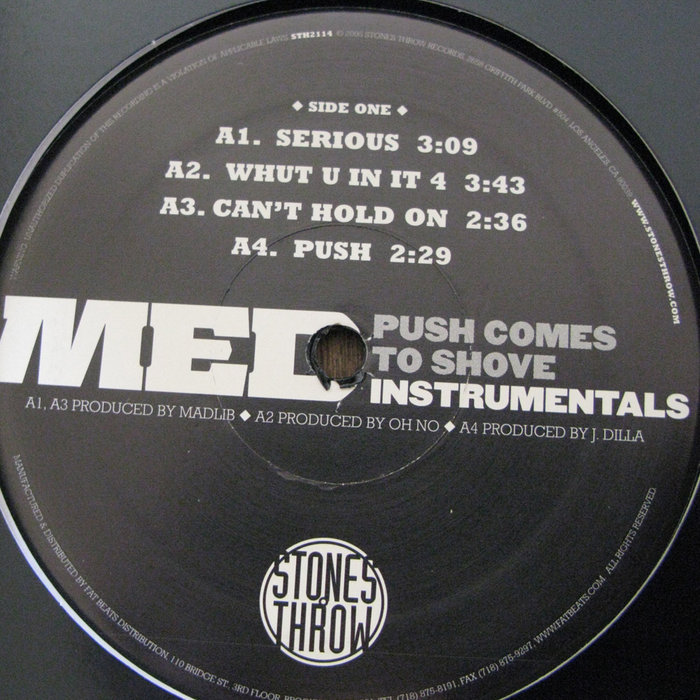 MED PUSH COMES TO SHOVE レコード a3904223221_5.jpg