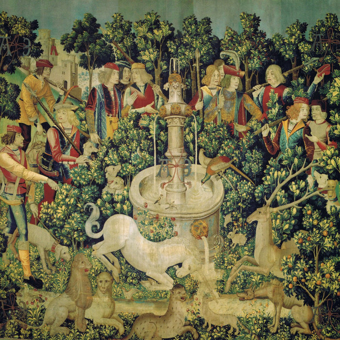 The Fountain Unicorn Tapestry Cloisters Met Cloisters Unicorn In