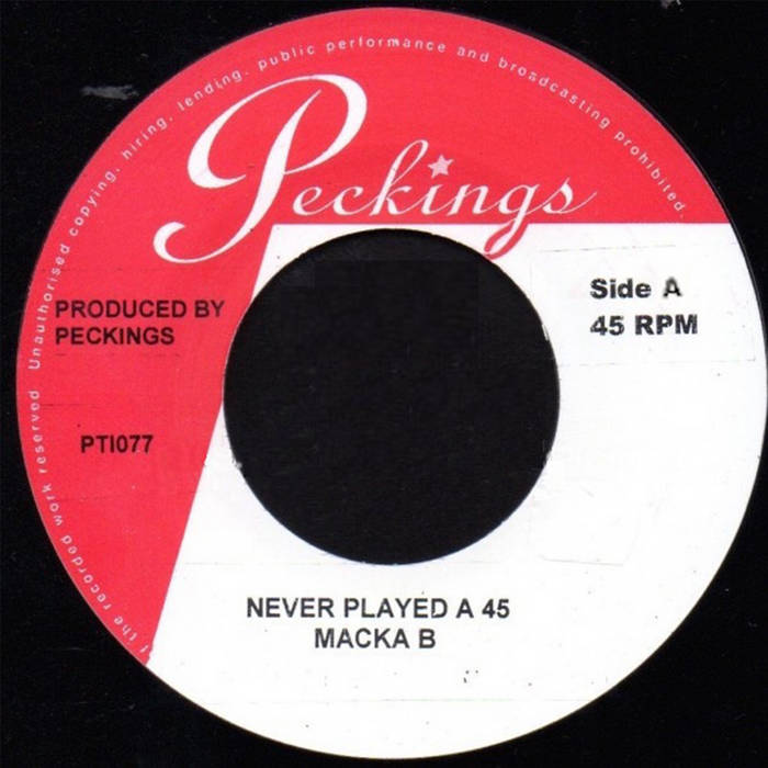 米LP Macka B Never Played A 45  PSVPLP001 Peckings Records /00260 Never Played a 45 | Macka B | Peckings Records