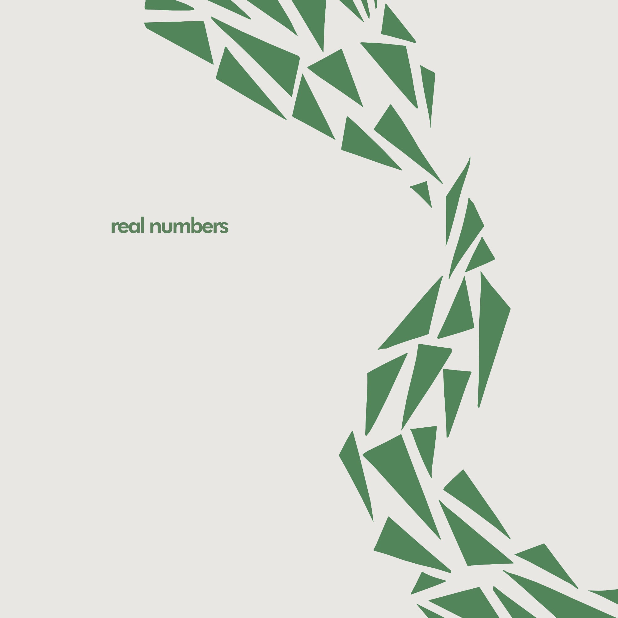 Real Numbers — Was It Always This Way