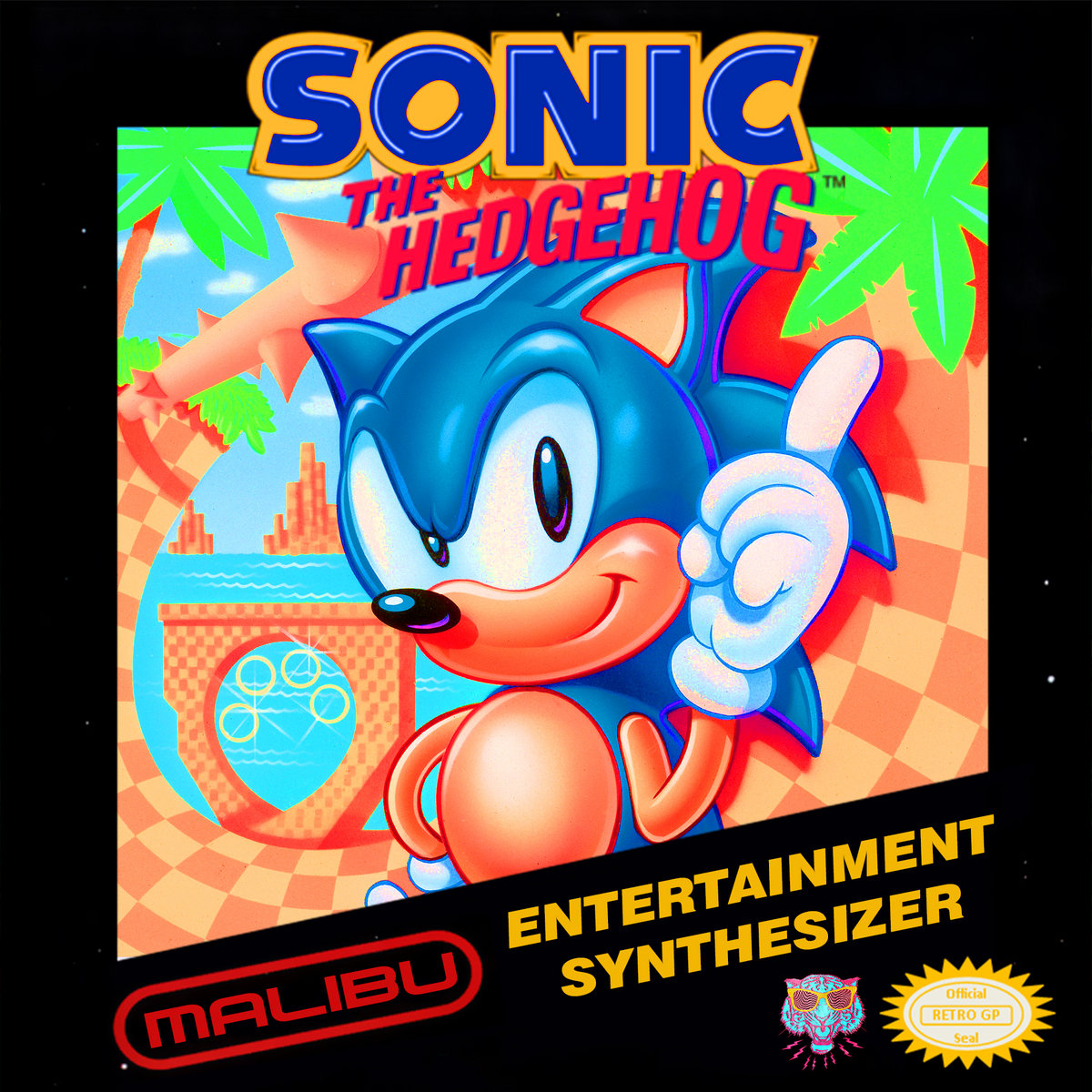 8-Bit Sonic the Hedgehog on NES / Nintendo | Sunset Hotline Mode7