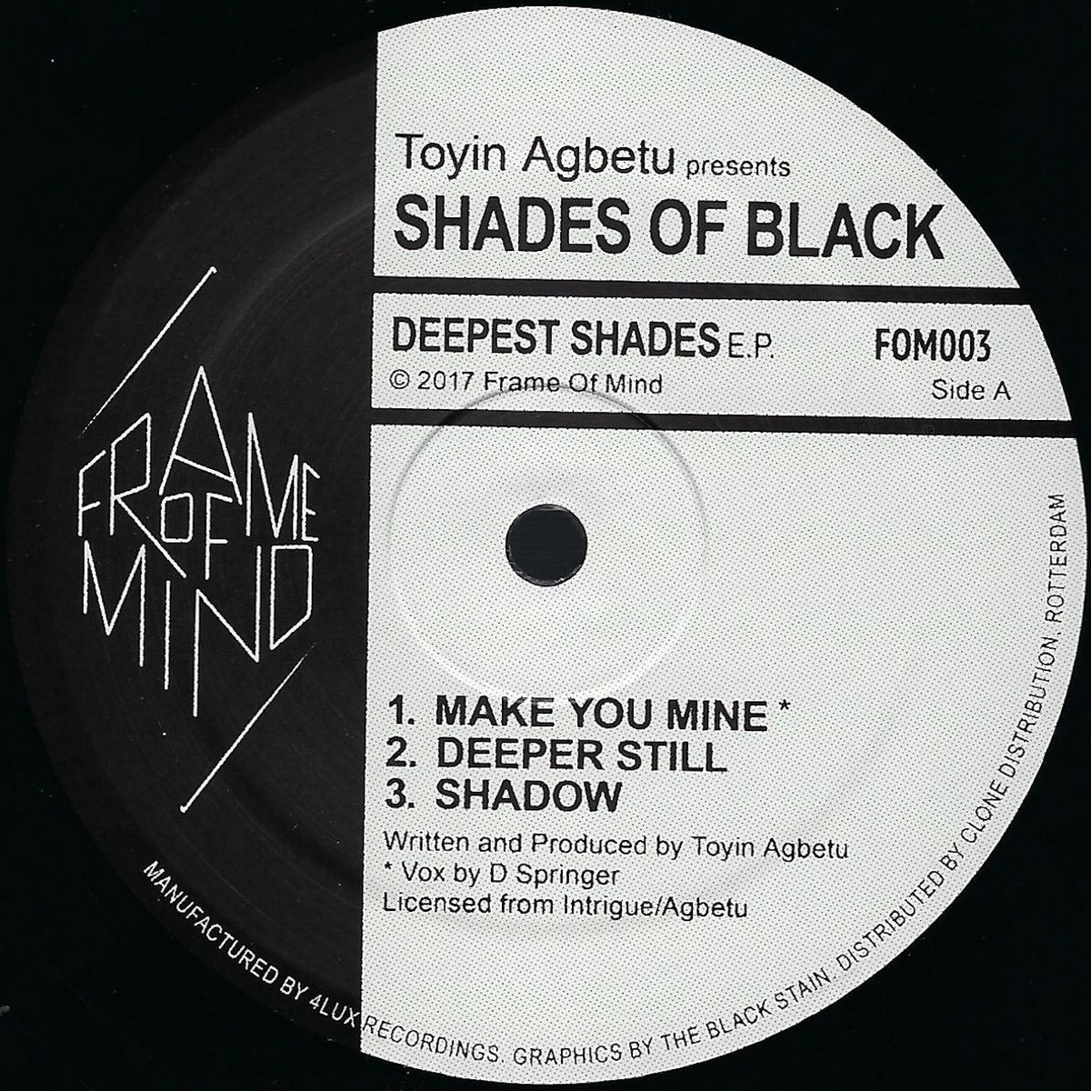 Deepest Shades EP | Toyin Agbetu presents Shades Of Black | Frame
