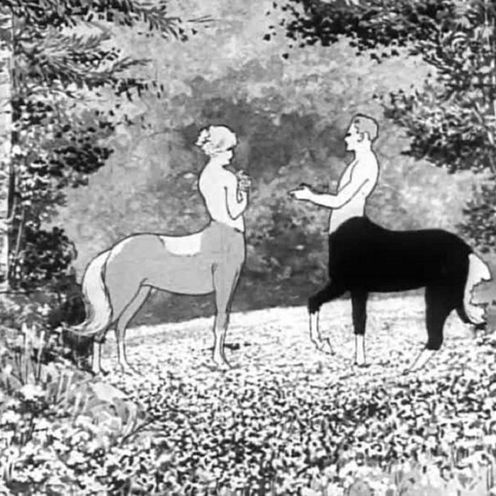Village of centaurs. Village of centaurs