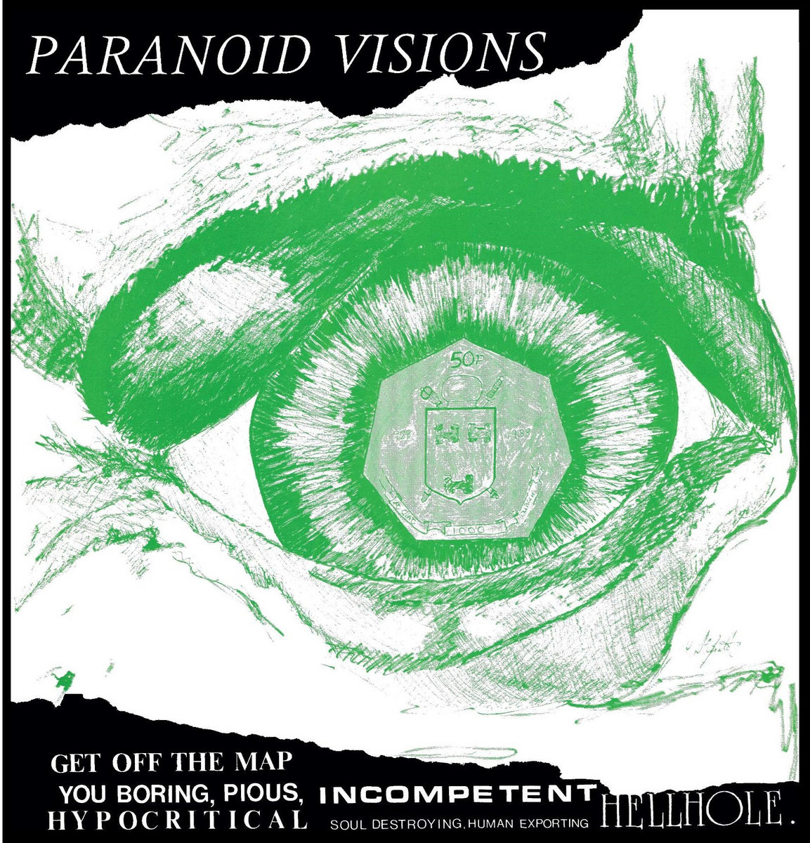 PARANOID VISIONS - CITY OF SCREAMS cover