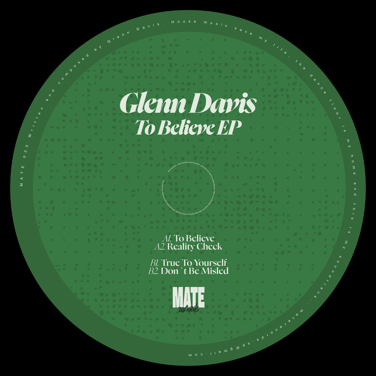 Glenn Davis - To Believe EP cover