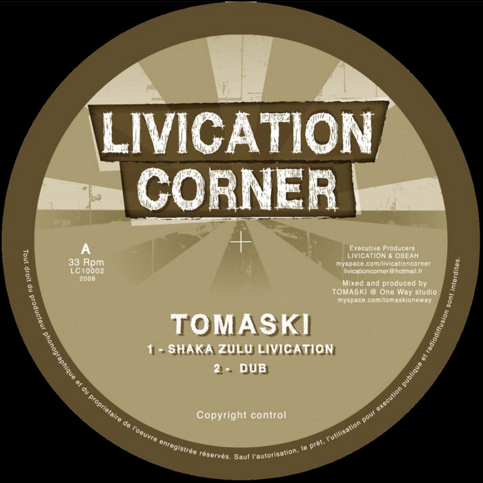 TOMASKI - SHAKA ZULU LIVICATION // MORE DIRECTION LC002