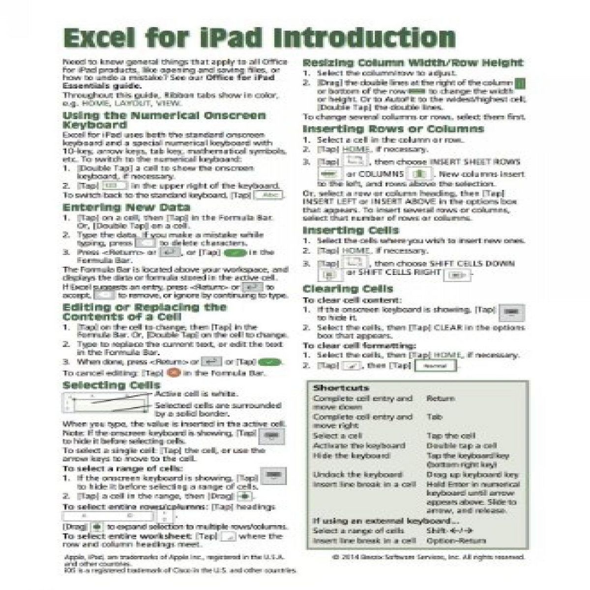 [GET] [PDF EBOOK EPUB KINDLE] Microsoft Excel for iPad Quick Reference ...