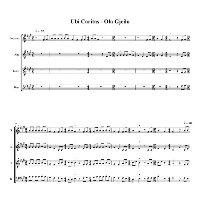 ubi caritas ola gjeilo ubi caritas ola gjeilo