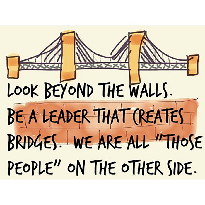 The walls are a different. Walls and bridges. build to the other side. we going to build a wall.