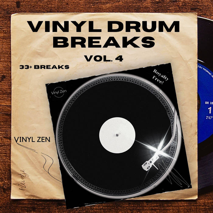 Vinyl Drum Breaks Vol. 4 33 Breaks Perfectly Looped Vinyl Zen