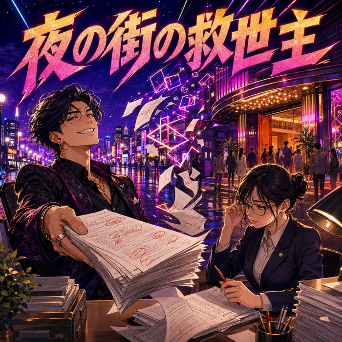 夜の街の救世主のBandcamp公式ジャケット