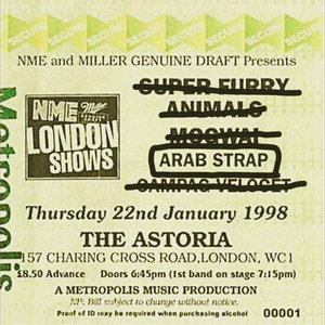 Arab Strap — Astoria '98