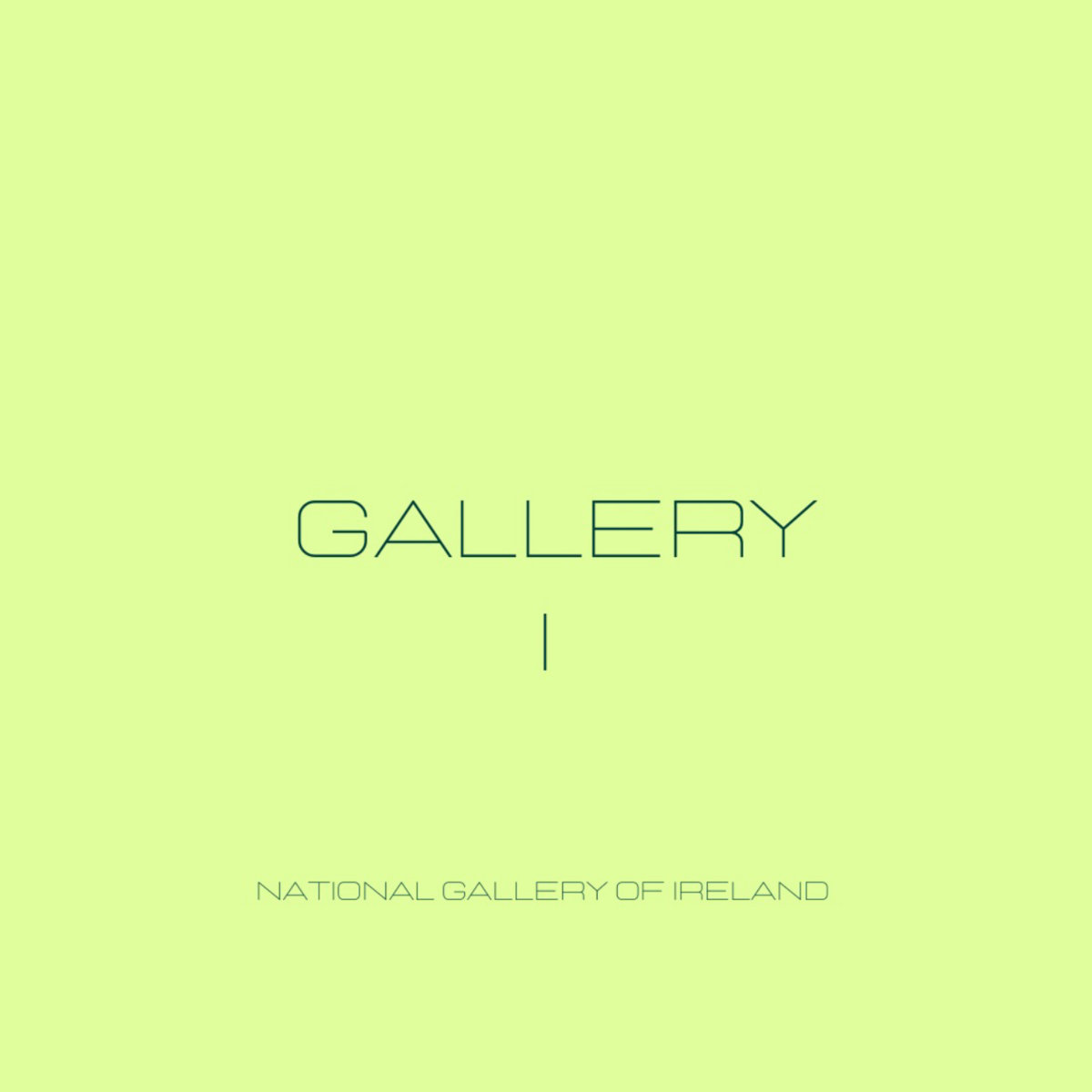 Gallery I cover