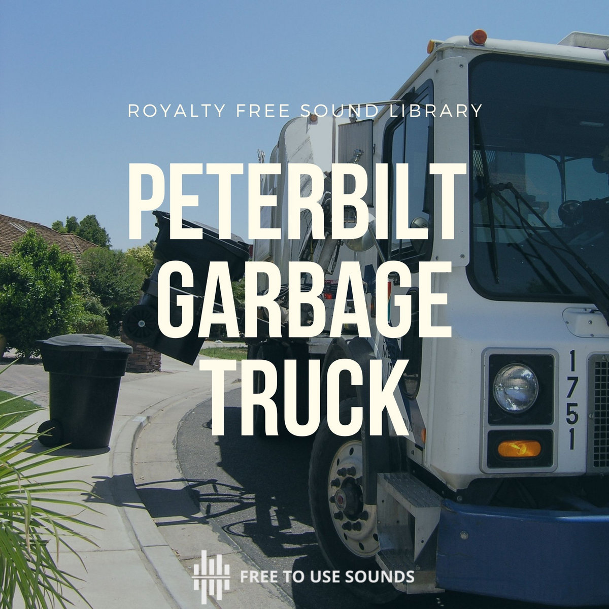 Peterbilt Garbage Truck Sound Effects USA | freetousesounds