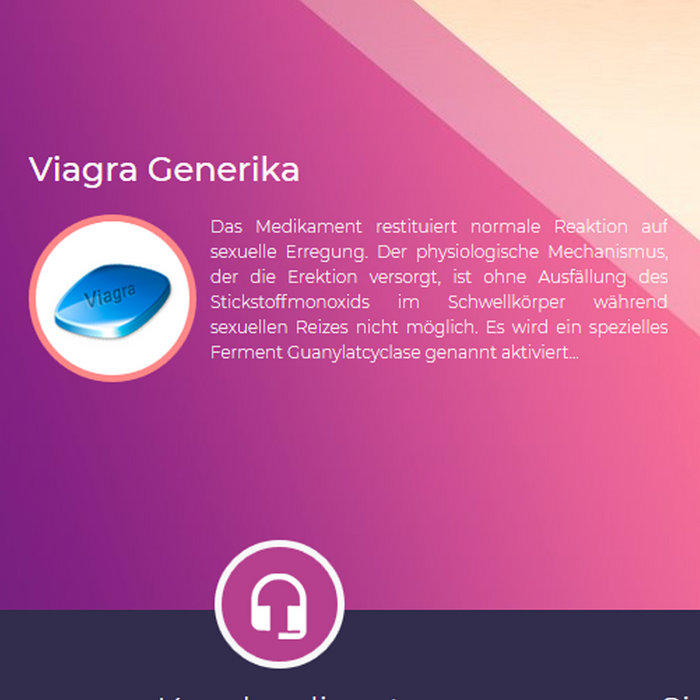 Generika zu viagra