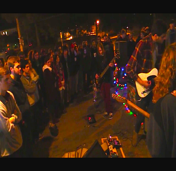 Live from the parking lot at the Fondren Cups The Empty Handed Painters