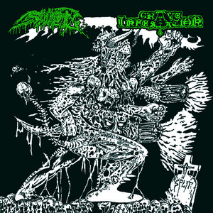 Sněť / Grave Infestation split 7'' cover