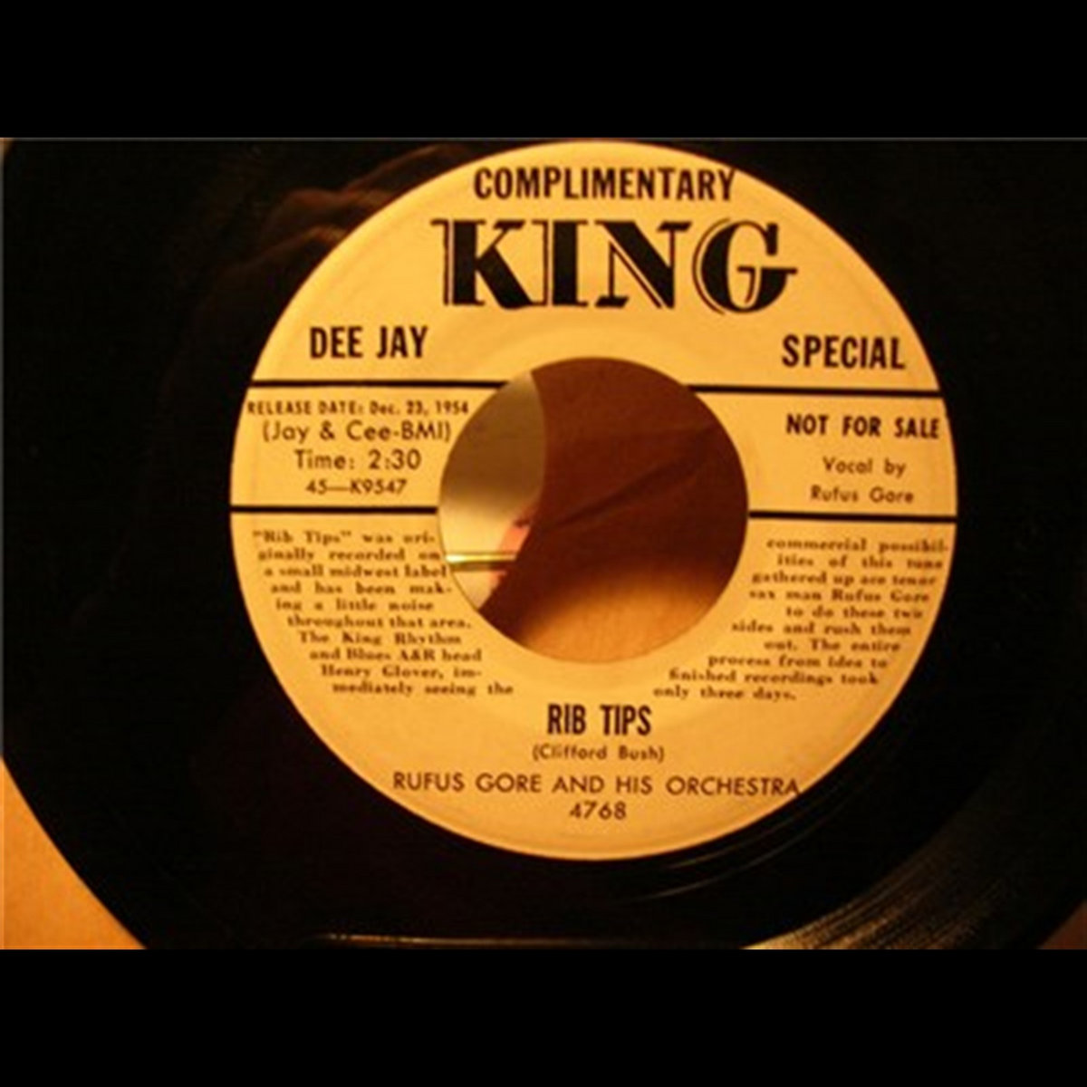 Big Rufus Rib Tips Big Ends | Rufus Gore And His Orchestra