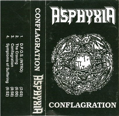 ASPHYXIA - CONFLAGRATION (Demo 1990) cover