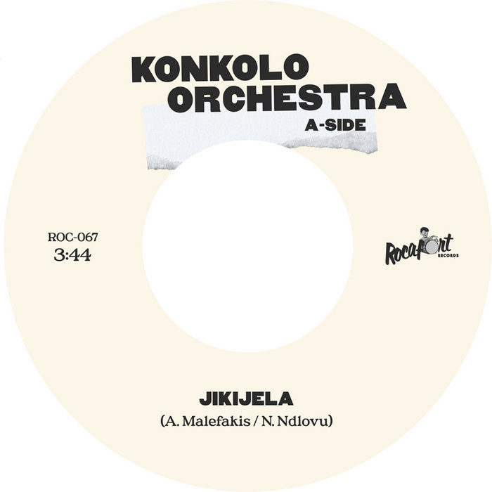Pochette de "Jikijela" b/w "Grass Ain't Greener (45 Edit)" par Konkolo Orchestra