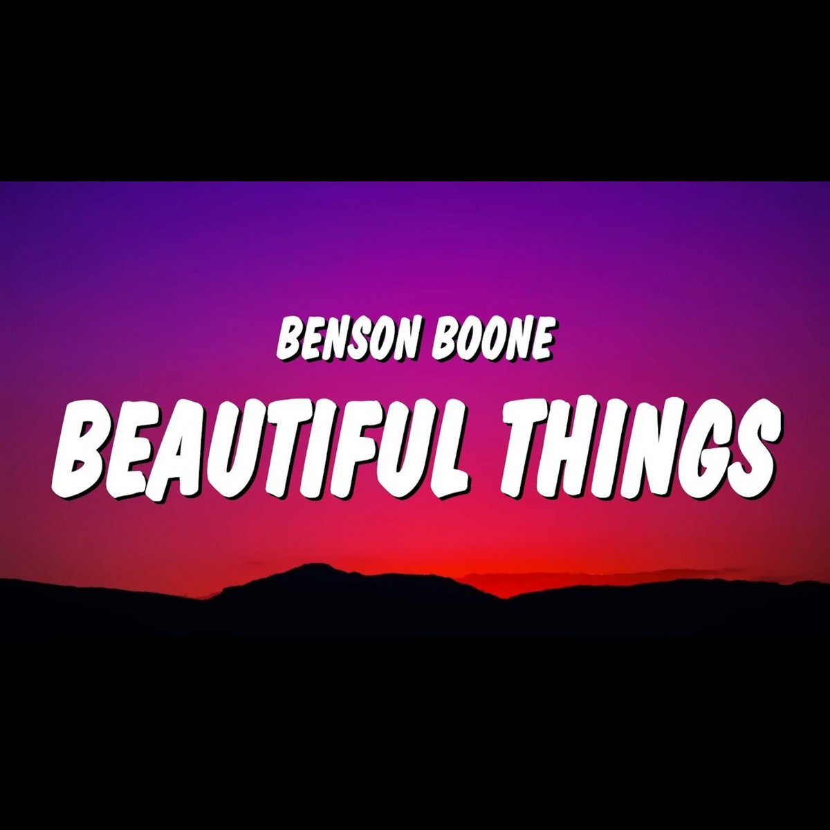 Benson Boone Beautiful Things (Official Audio)