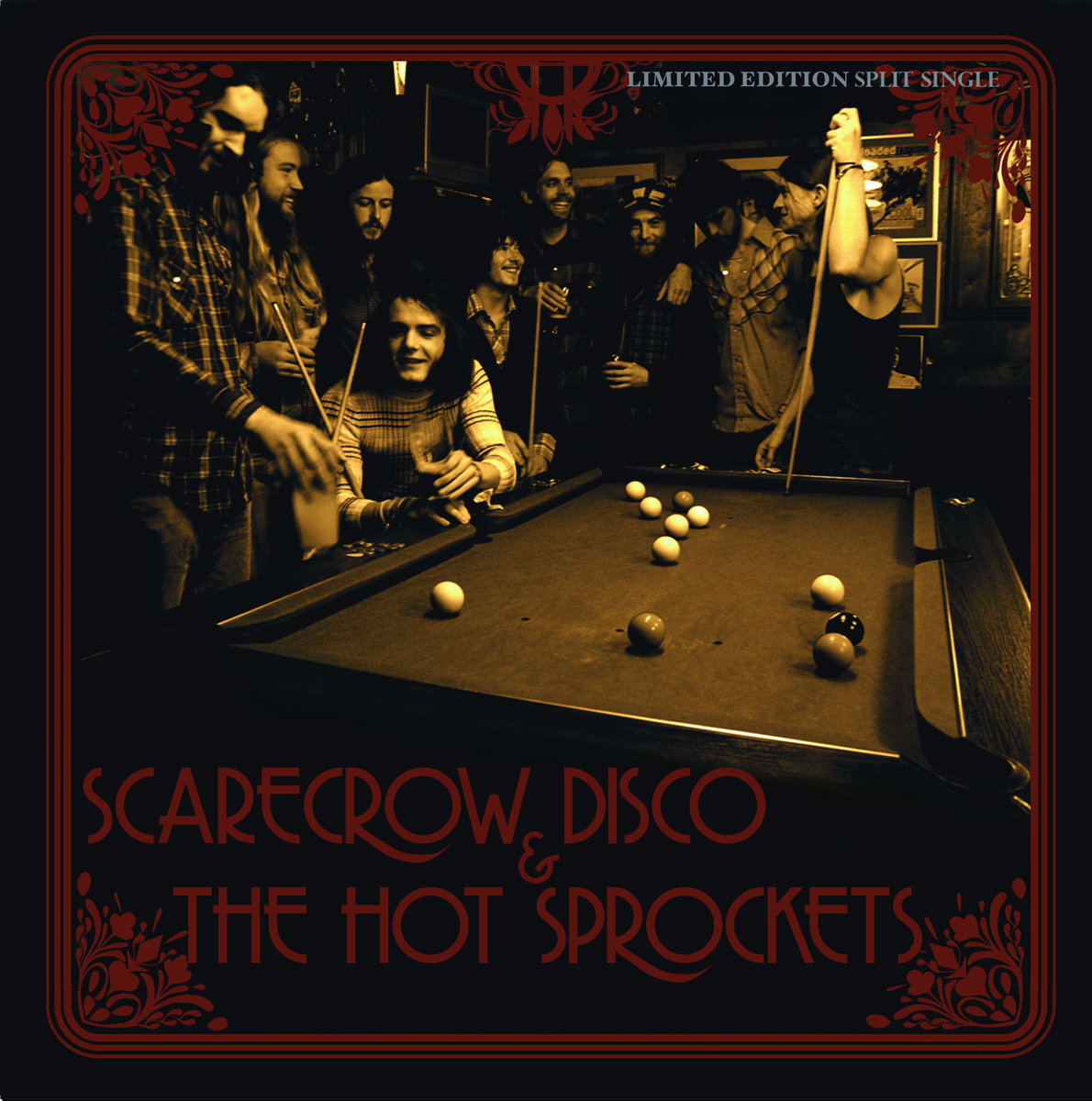 The Hot Sprockets/Scarecrow Disco Split 7" cover