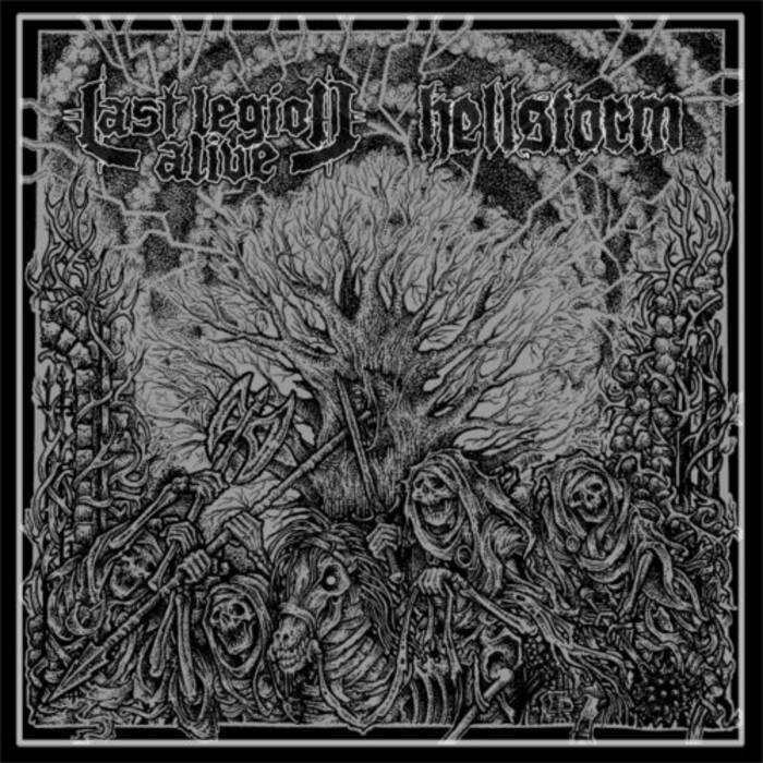HELLSTORM/LAST LEGION ALIVE SPLIT LP | HELLSTORM