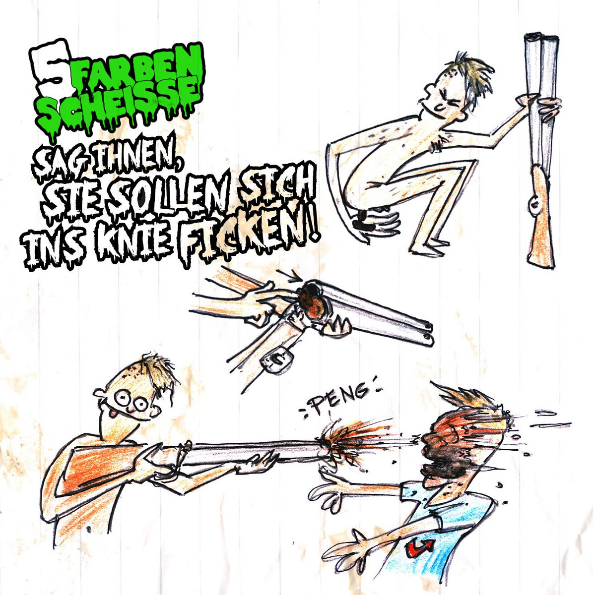 Hunde ficken im Park | 5 Farben Scheisse