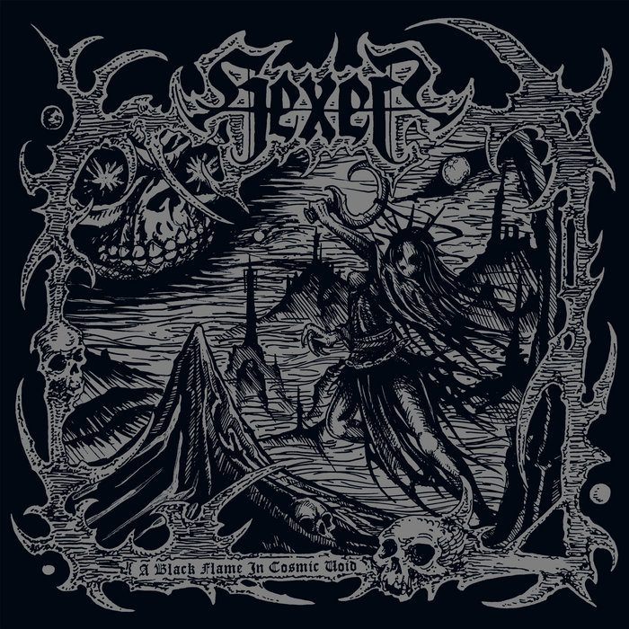 Pochette de A Black Flame in Cosmic Void EP par Hexer
