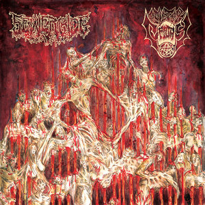 Split with SewercideCemetery Filth, Sewercide cover