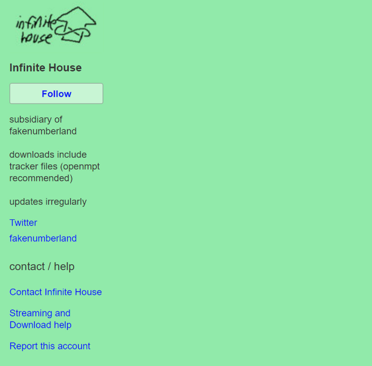 Sublabel Infinite House (Sublabel) | fakenumberland