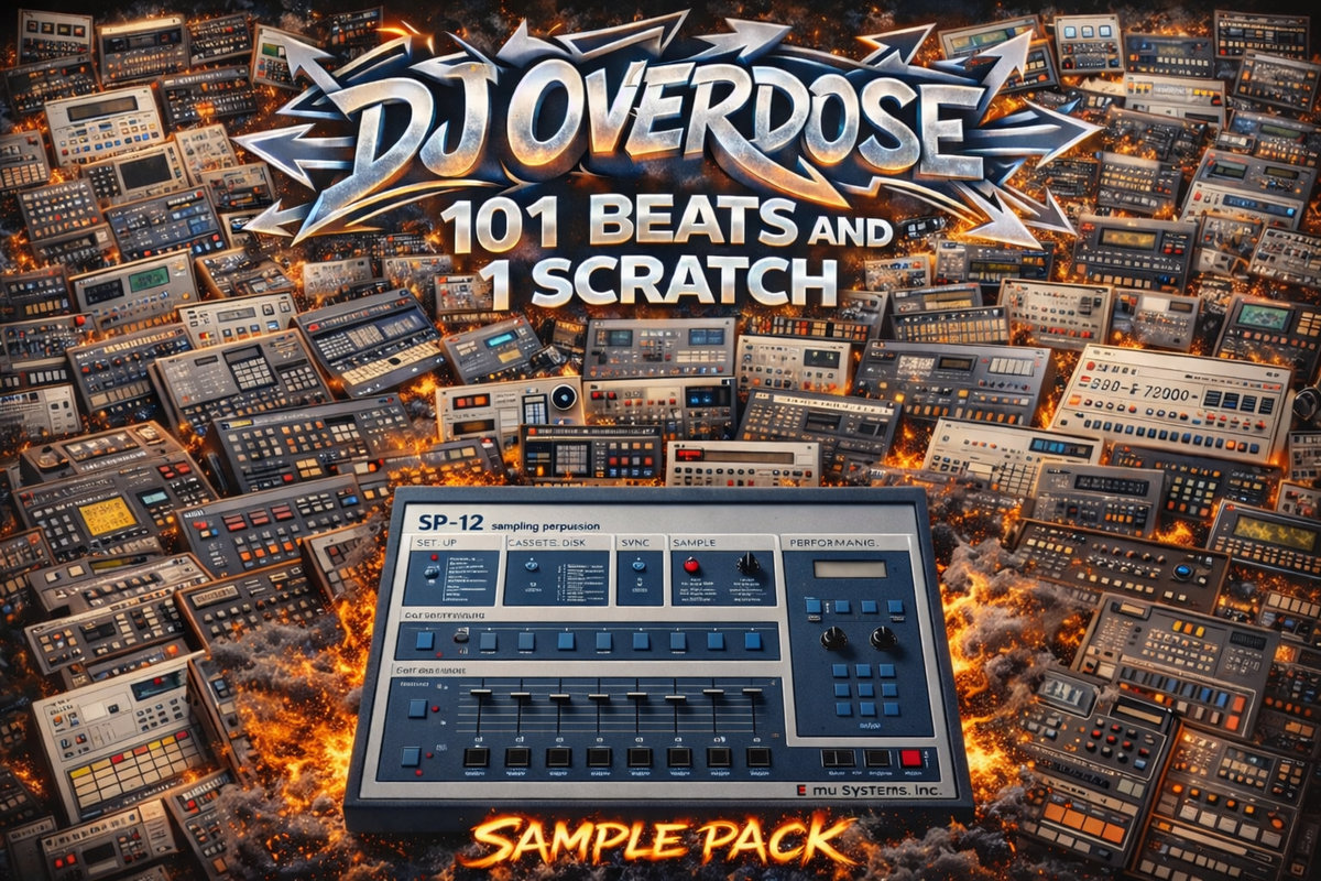 DJ Overdose 101 Beats and 1 Scratch Sample Pack | DJ Overdose