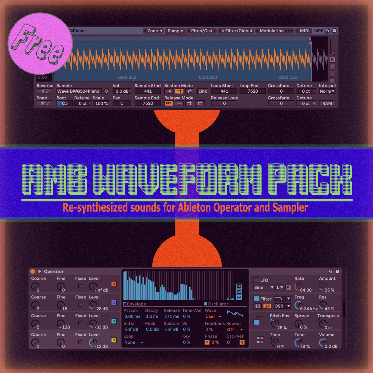 AMS Waveform Pack for Ableton Live Kimura Taro