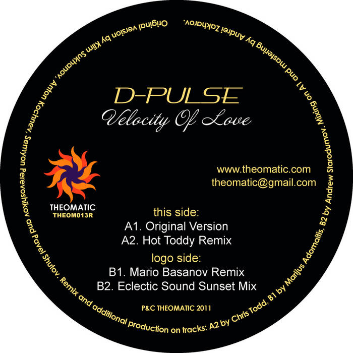 Velocity Of Love | D-Pulse | Theomatic Recs.