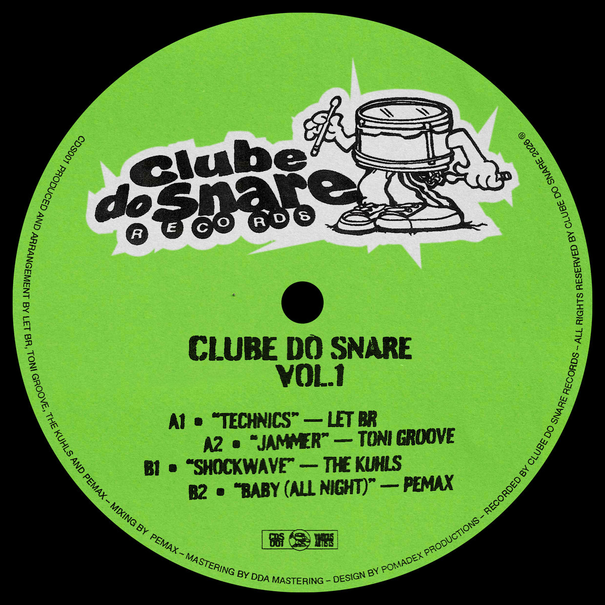 Clube do Snare Vol. 01 cover