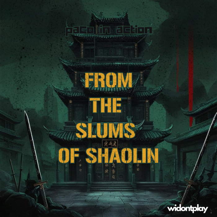 From the Slums of Shaolin Wu-Tang inspired beat tape cover by paco in action